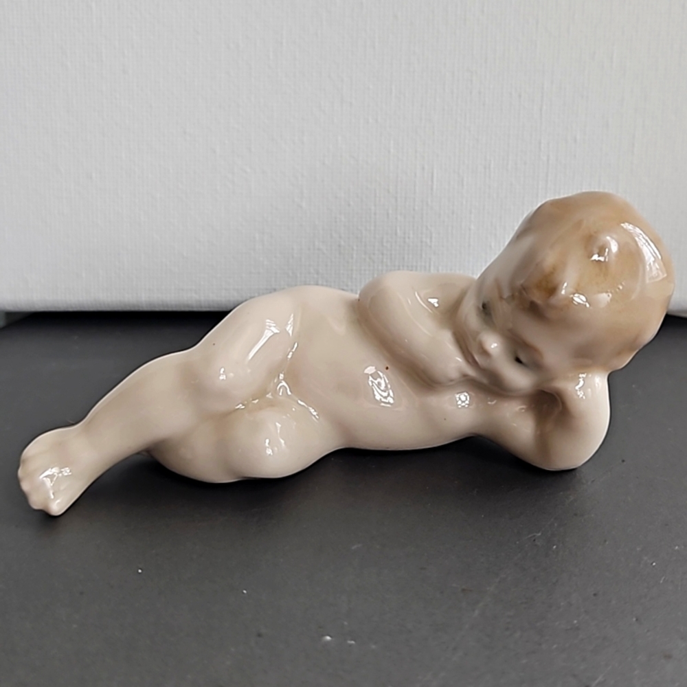 lladro vintage porcelain baby boy